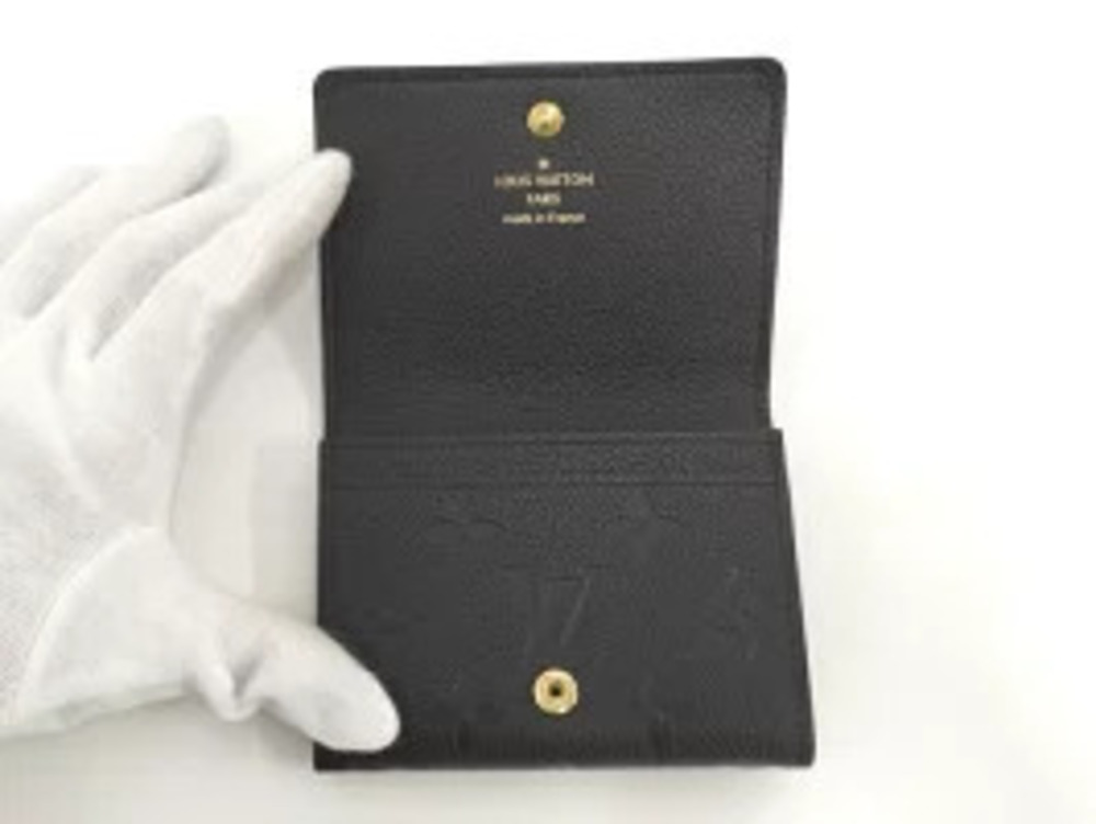 Louis Vuitton Wallet Empreinte Monogram Card de Carte Visite Case Envelope Brown